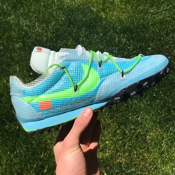 Nike x Off White x Wmns Waffle Racer ‘Vivid Sky’ - Picture 2 of 5